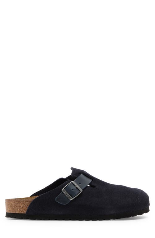 Shop Birkenstock Boston Clog In Midnight