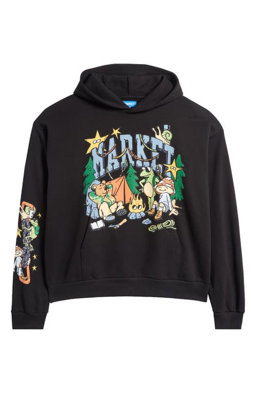 MARKET MARKET BACK COUNTRY BUDS COTTON GRAPHIC HOODIE 