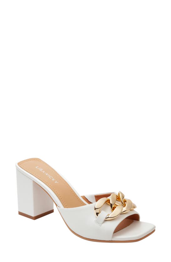 Lisa Vicky Vibrant Sandal In White