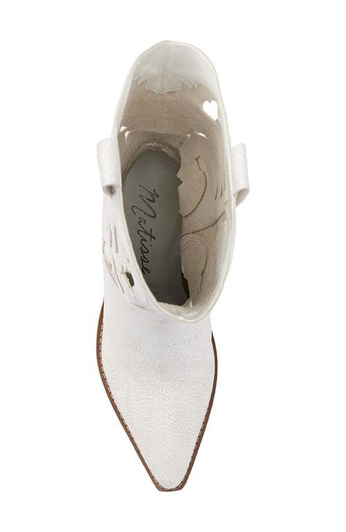 Matisse Western Boot In Vintage White