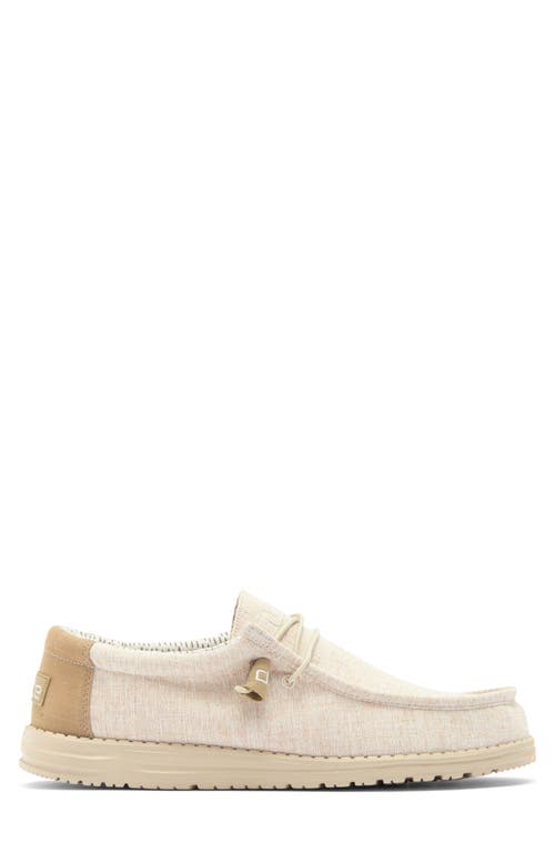 Hey Dude Wally Sox Slip-on Sneaker In Nut
