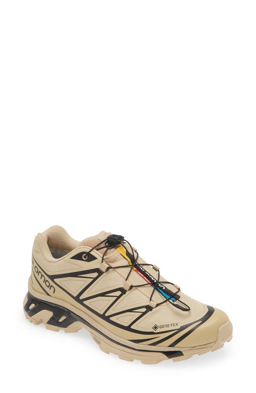 Shop Salomon Xt-6 Gore–tex® Waterproof Sneaker In Safari/safari/black