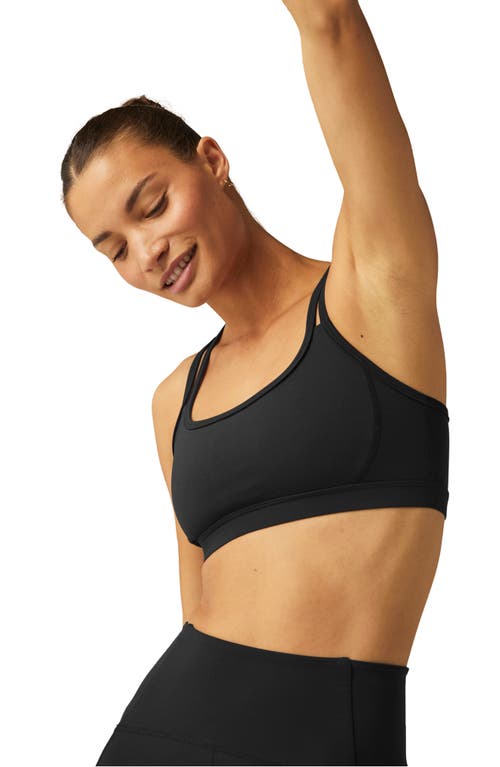 Shop Beyond Yoga Powerbeyond Bootcamp Sports Bra In Black