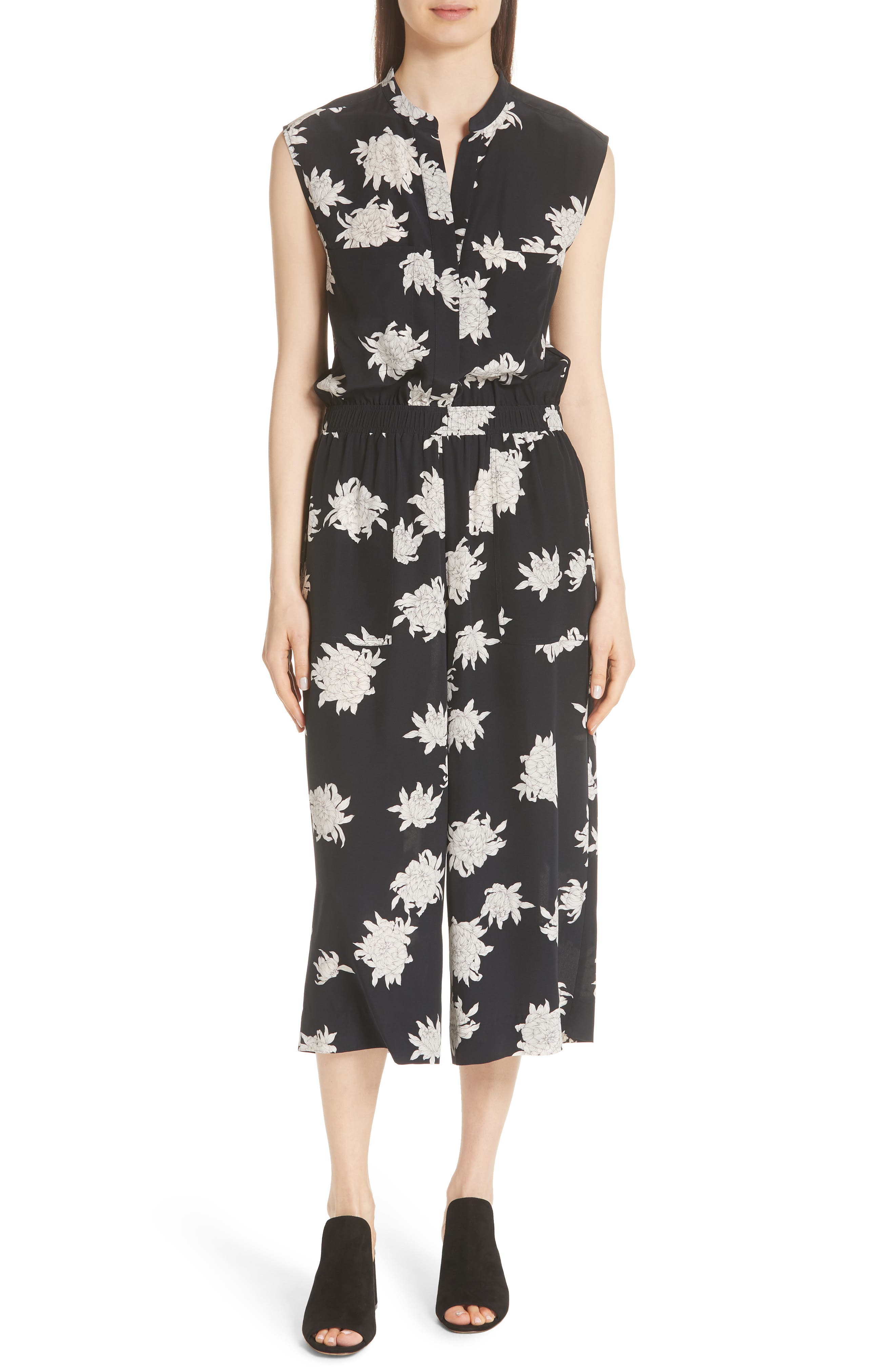 vince chrysanthemum jumpsuit