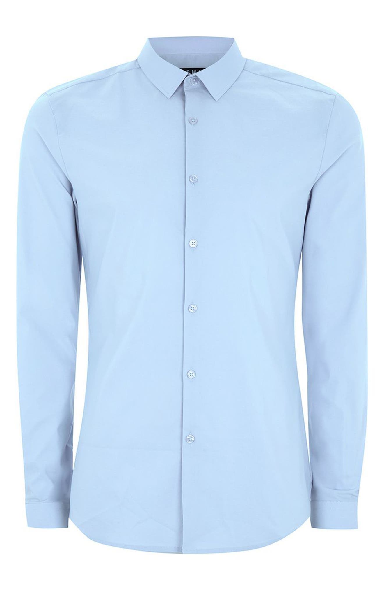 topman muscle fit dress shirt