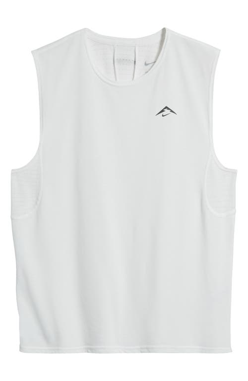 Shop Nike Dri-fit Solar Chase Trail Running Sleeveless T-shirt In Summit White/lilac Bloom