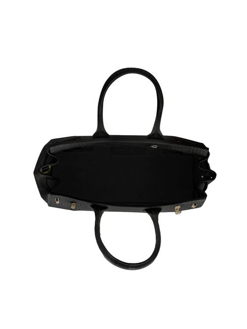 Teddy Blake Gigi Croco Gold 11" In Black