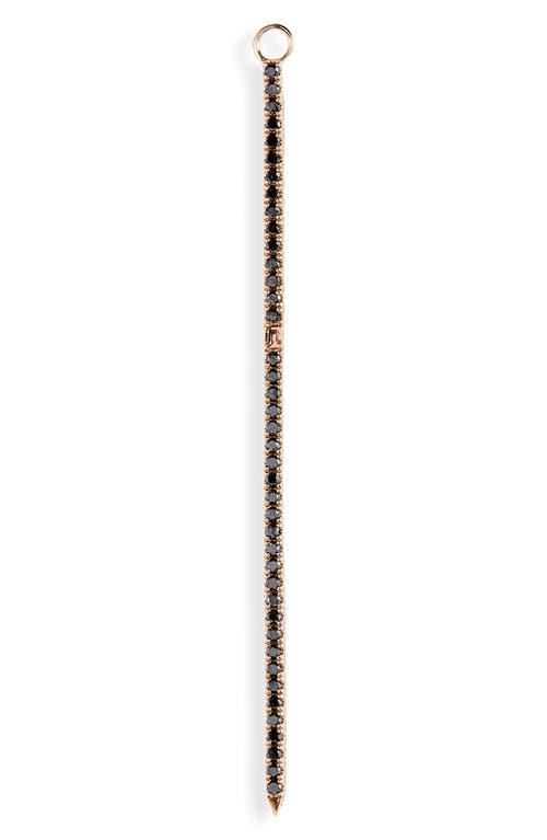 Maria Tash Double Sided Linear Diamond Earring Charm in Rose Gold at Nordstrom