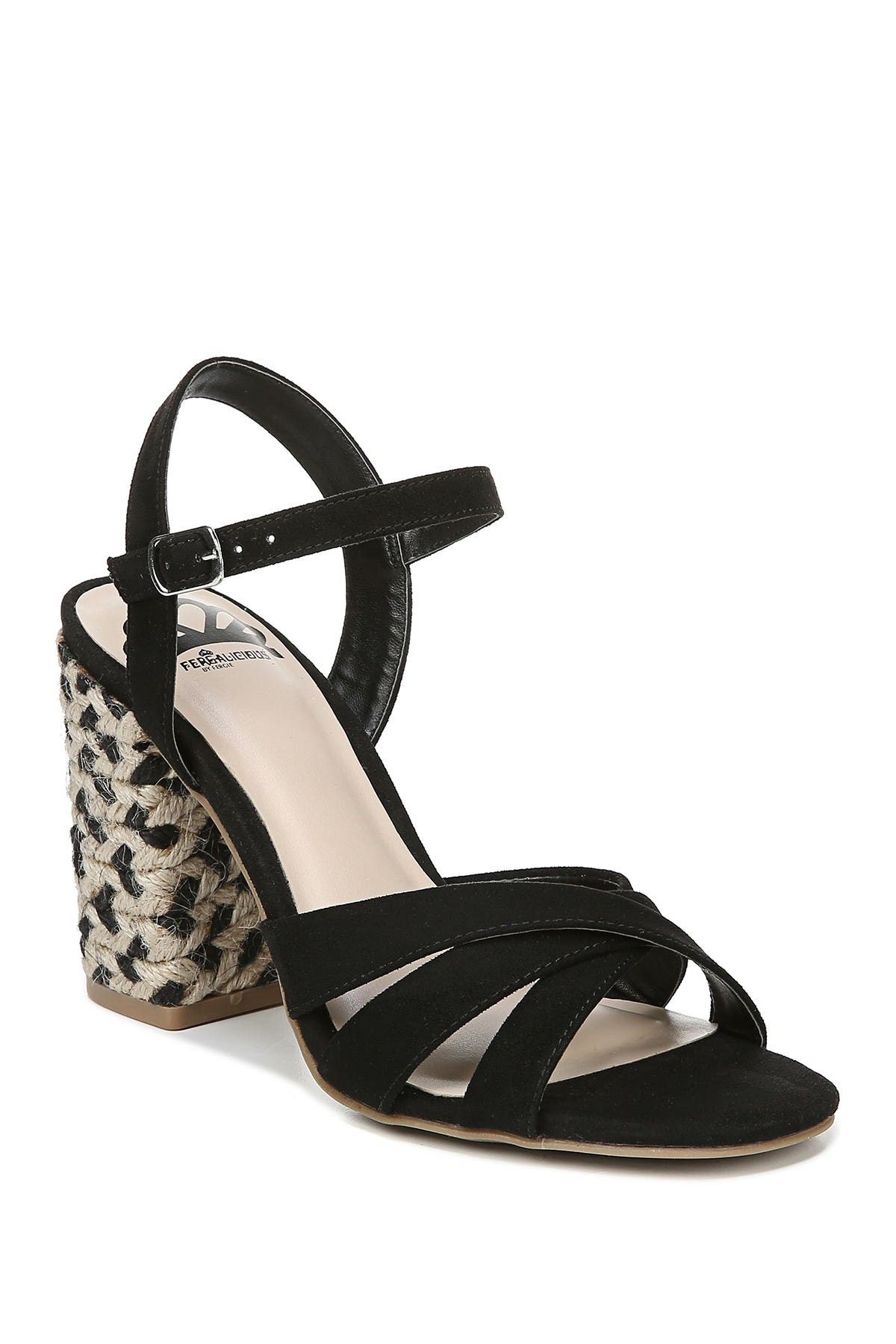 espadrille block heel sandals