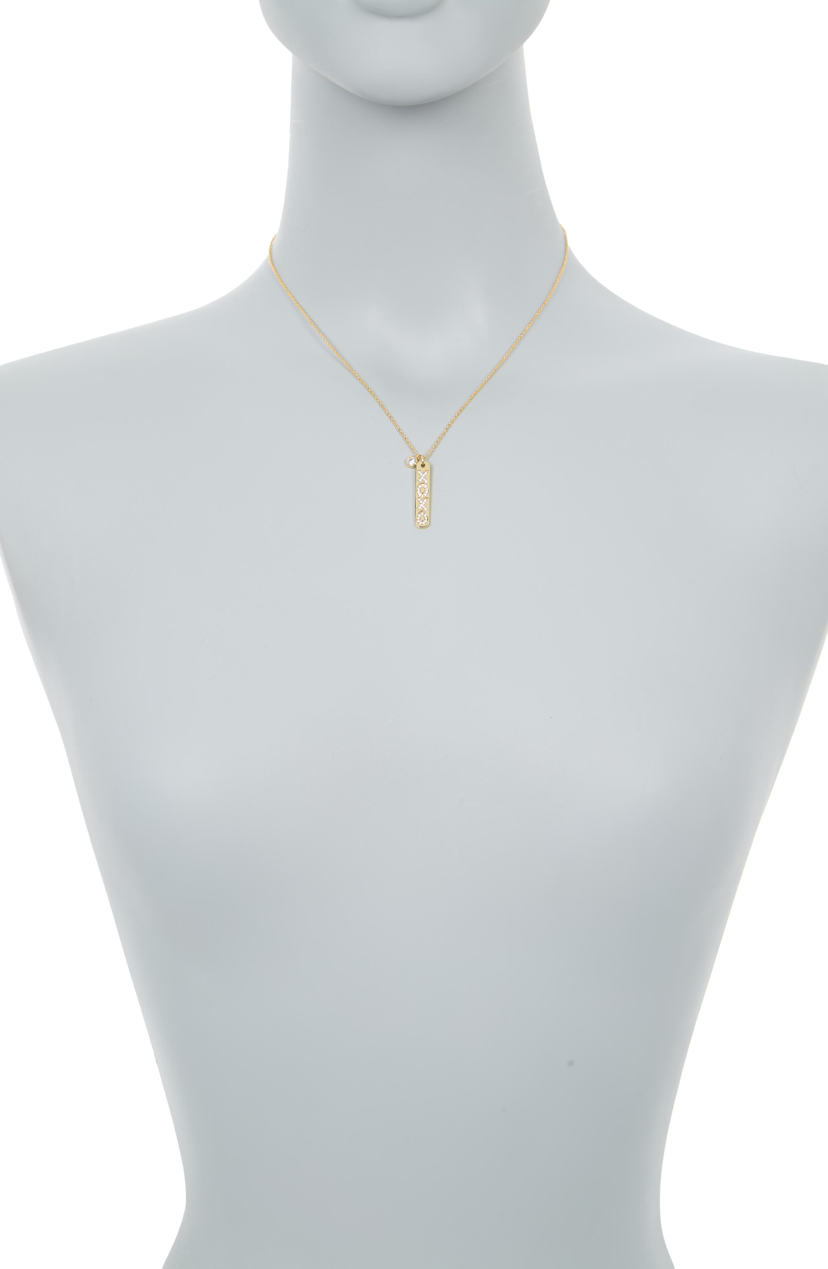 NORDSTROM RACK XOXO CZ Charm Pendant 