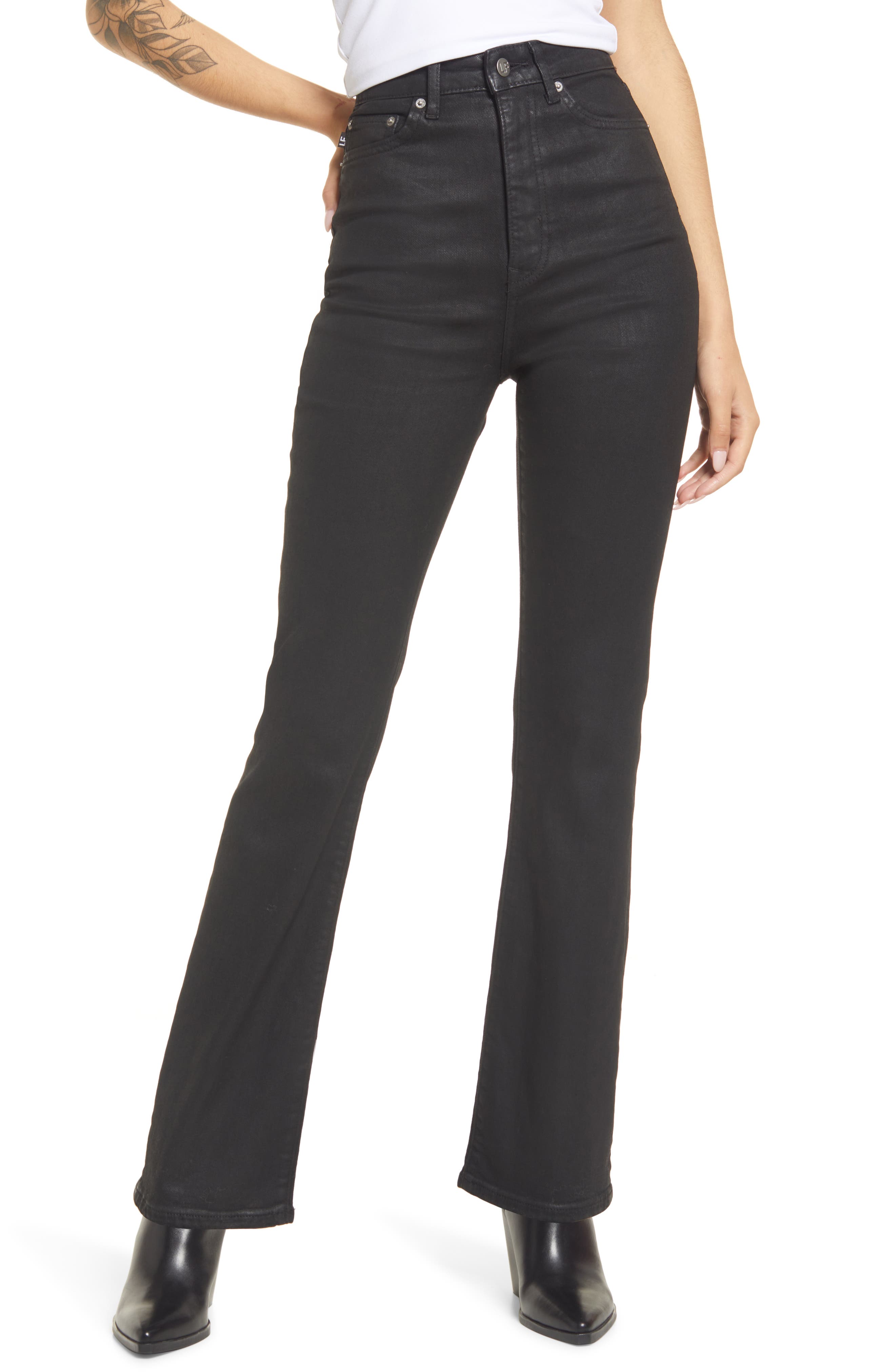 Lovers + Friends Greyson High Rise Slim Bootcut Jeans in Dpwtr