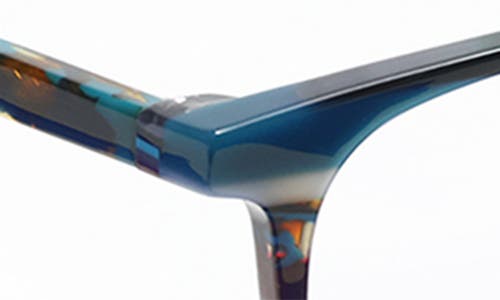 Eyebobs Boardroom 50mm Reading Glasses In Teal Multi/clear