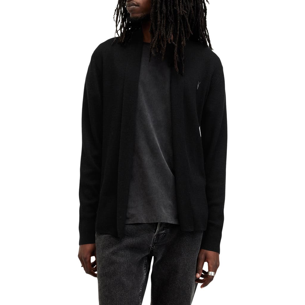 ALLSAINTS ALLSAINTS MODE MERINO WOOL SHAWL COLLAR CARDIGAN