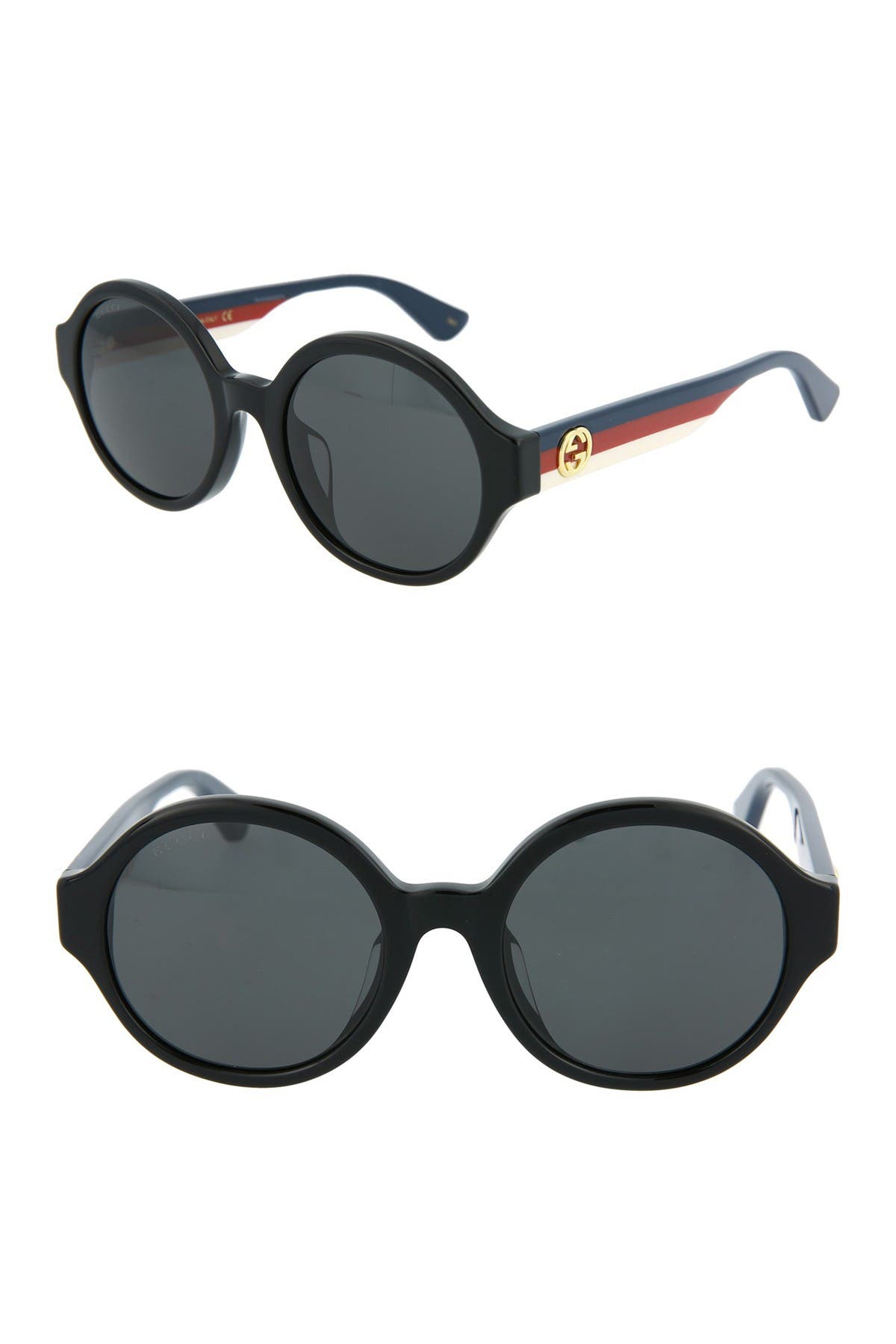 gucci 51mm round sunglasses