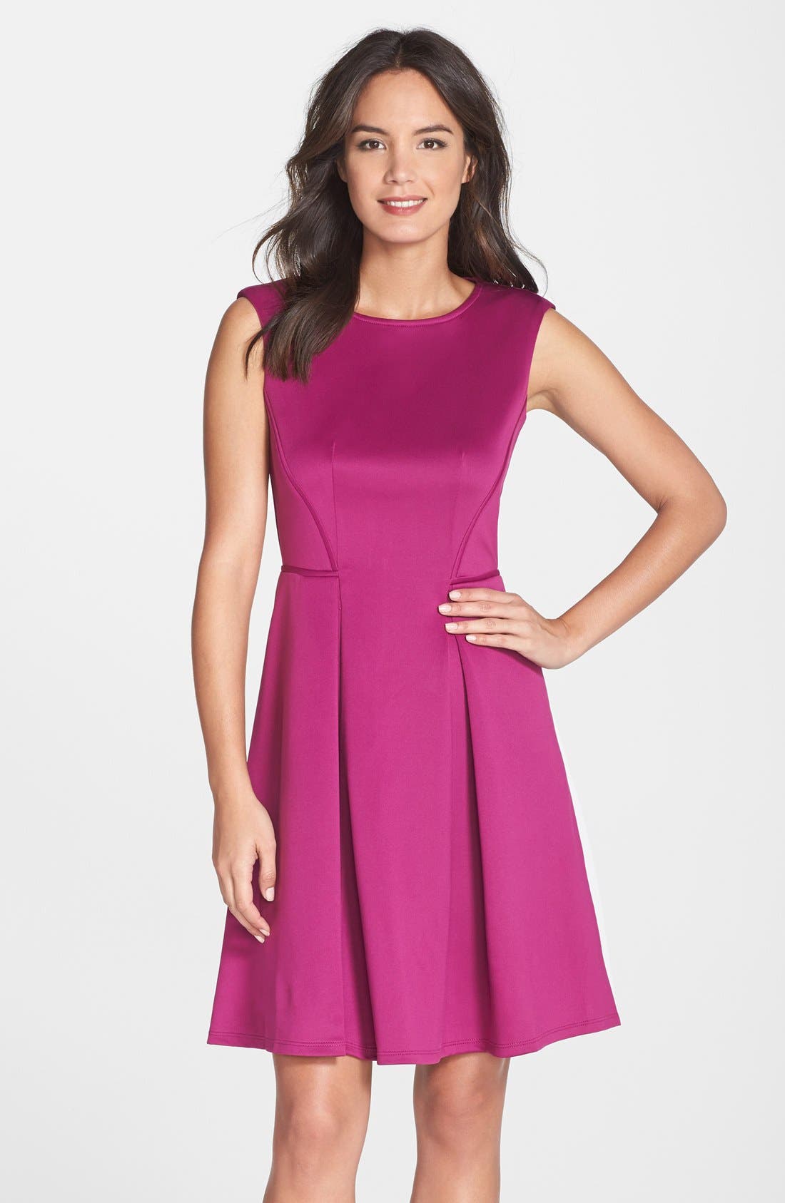 Gabby Skye Scuba Fit & Flare Dress Nordstrom