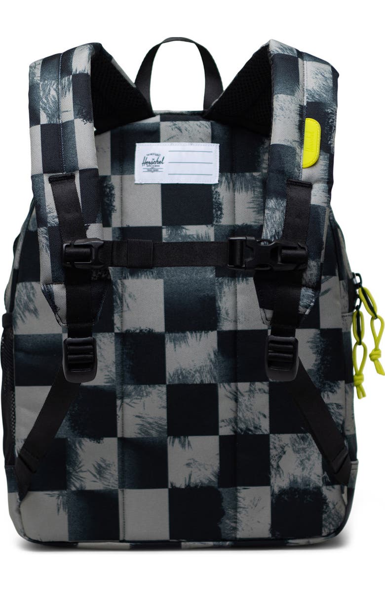 Herschel Supply Co. Kids' Heritage Youth Backpack, Alternate, color, Black Stencil Checker