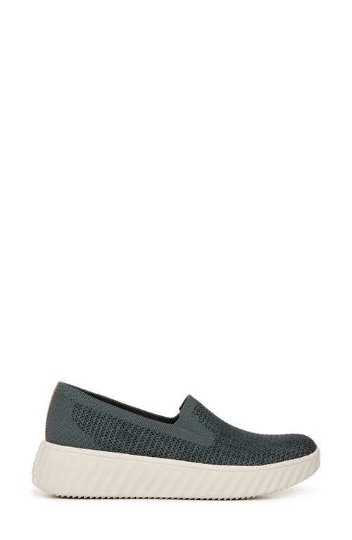 Bzees Wednesday Slip-on Platform Sneaker In Sage Leaf Heathered Knit