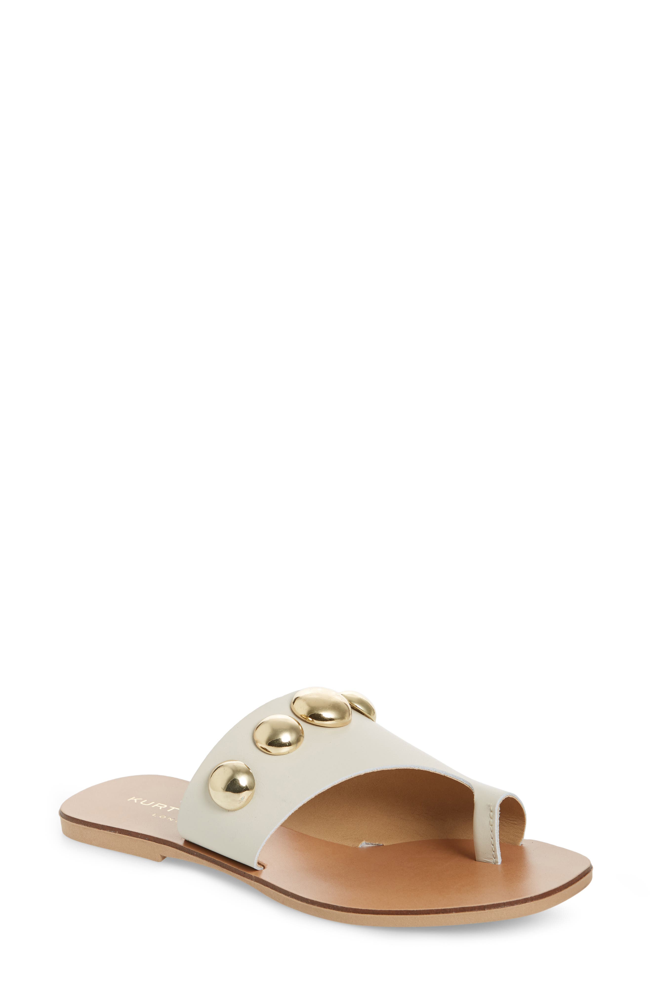 Kurt Geiger London Deena Slide Sandal, White