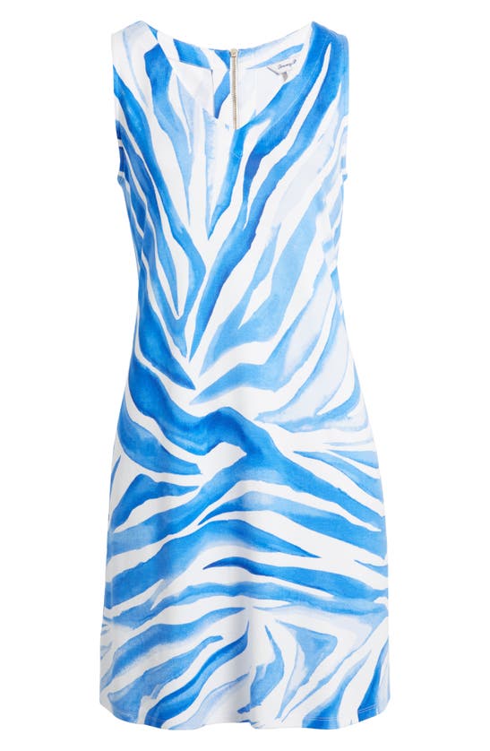 Shop Tommy Bahama Darcy Seafaring Safari Shift Dress In Azul
