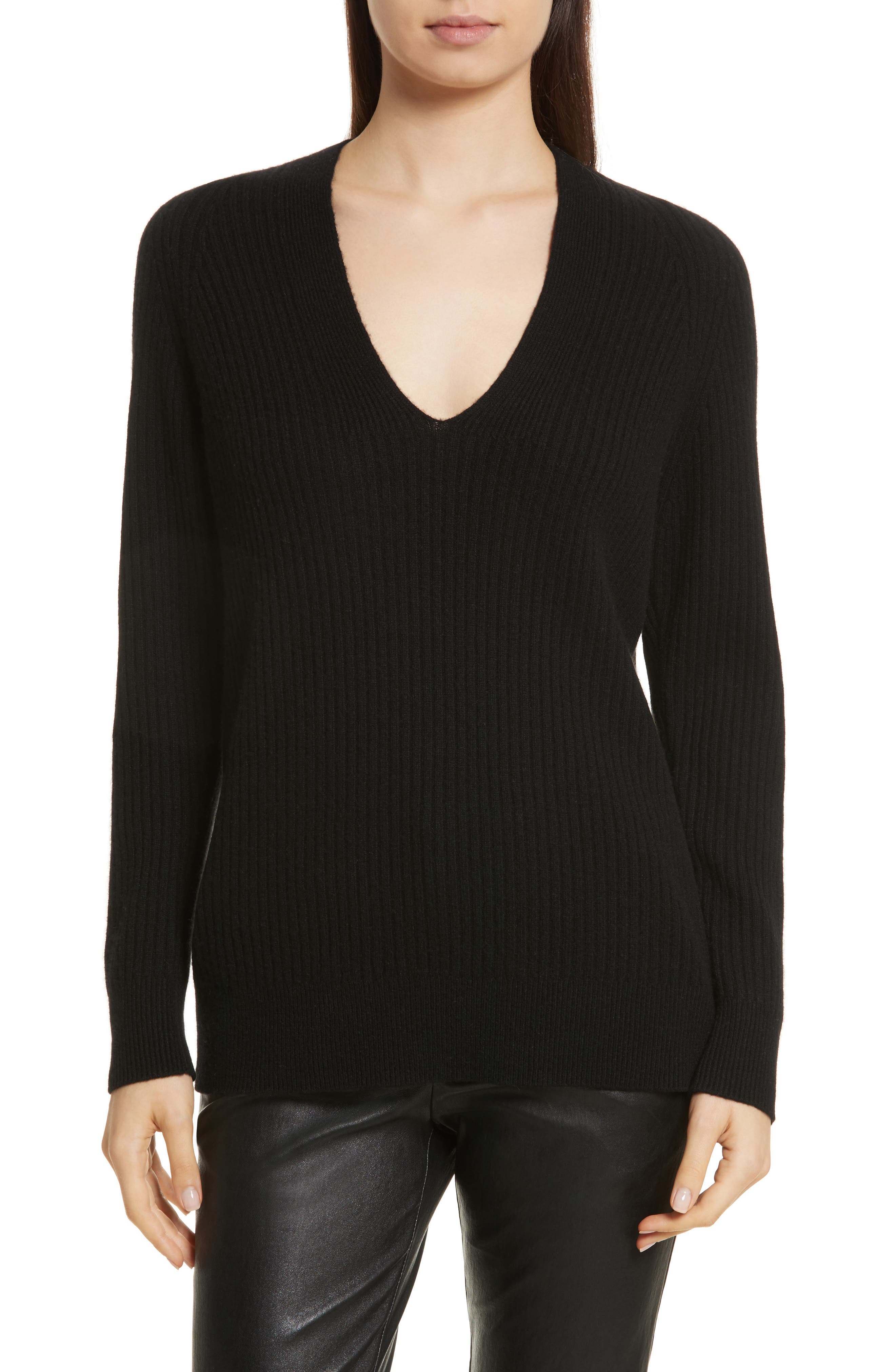 Vince Wool Blend Raglan VNeck Sweater Nordstrom