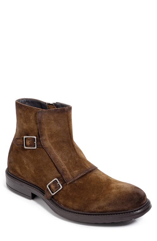 Shop To Boot New York Herbert Monk Strap Boot In Medium Brown