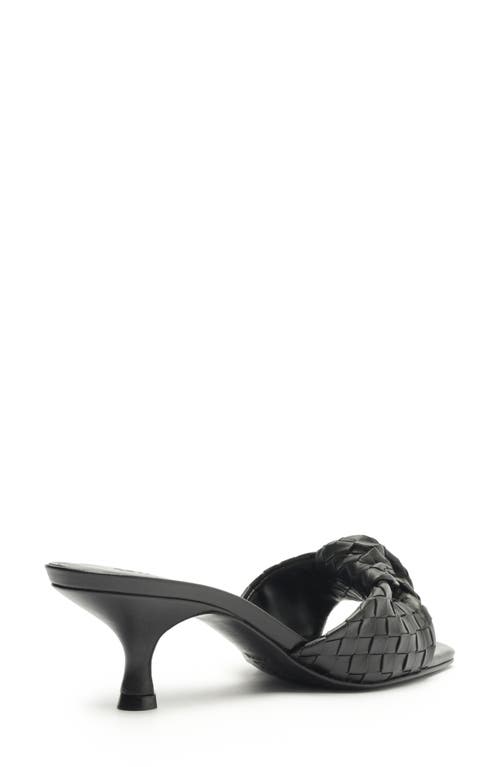 Schutz Kareena Knot Slide Sandal In Black