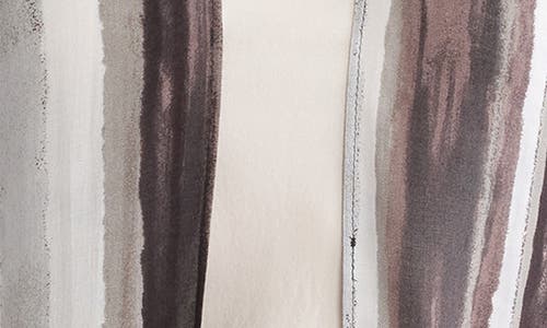 Nordstrom Print Tassel Duster In White Sunstripe