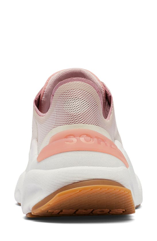 Sorel Kinetic Rnegd Float Sneaker In Chalk Eraser Pink