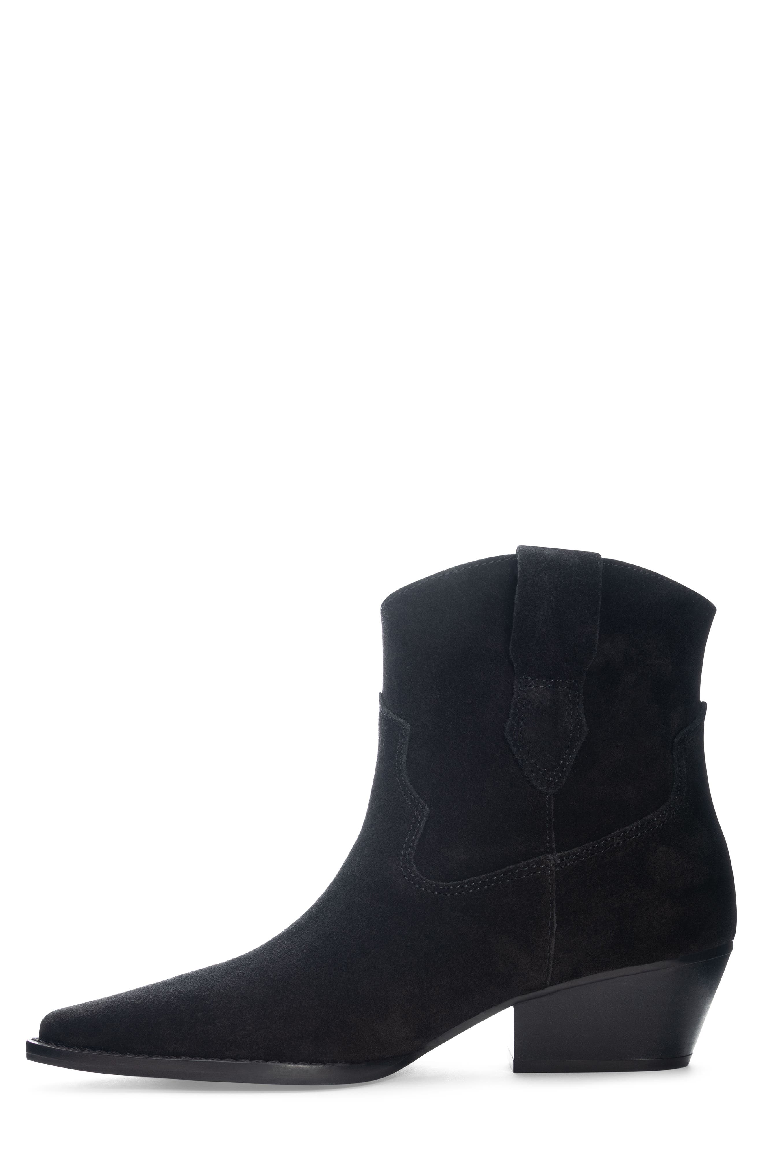 Chinese Laundry Women's Califa Suede Bootie Black 8.0