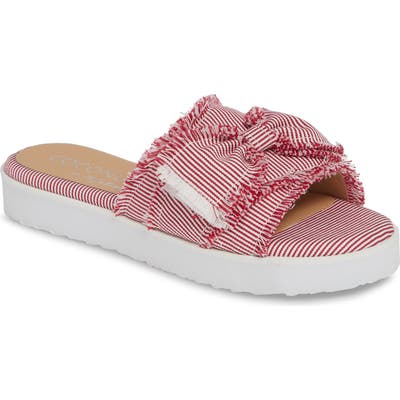 Coconuts By Matisse Tahiti Slide Sandal, Red
