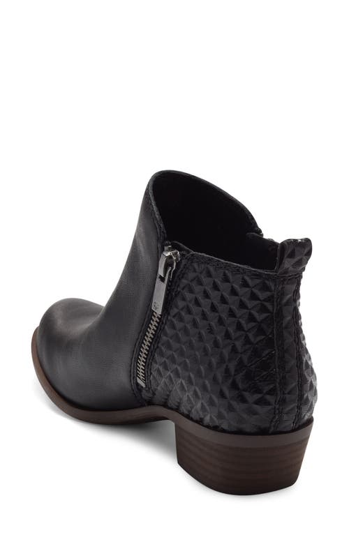 Shop Lucky Brand Basel Bootie In Black/black