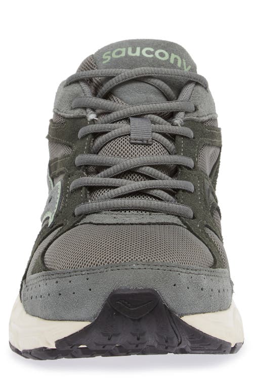 Saucony Grid Ride Millennium Sneaker In Olive/off White