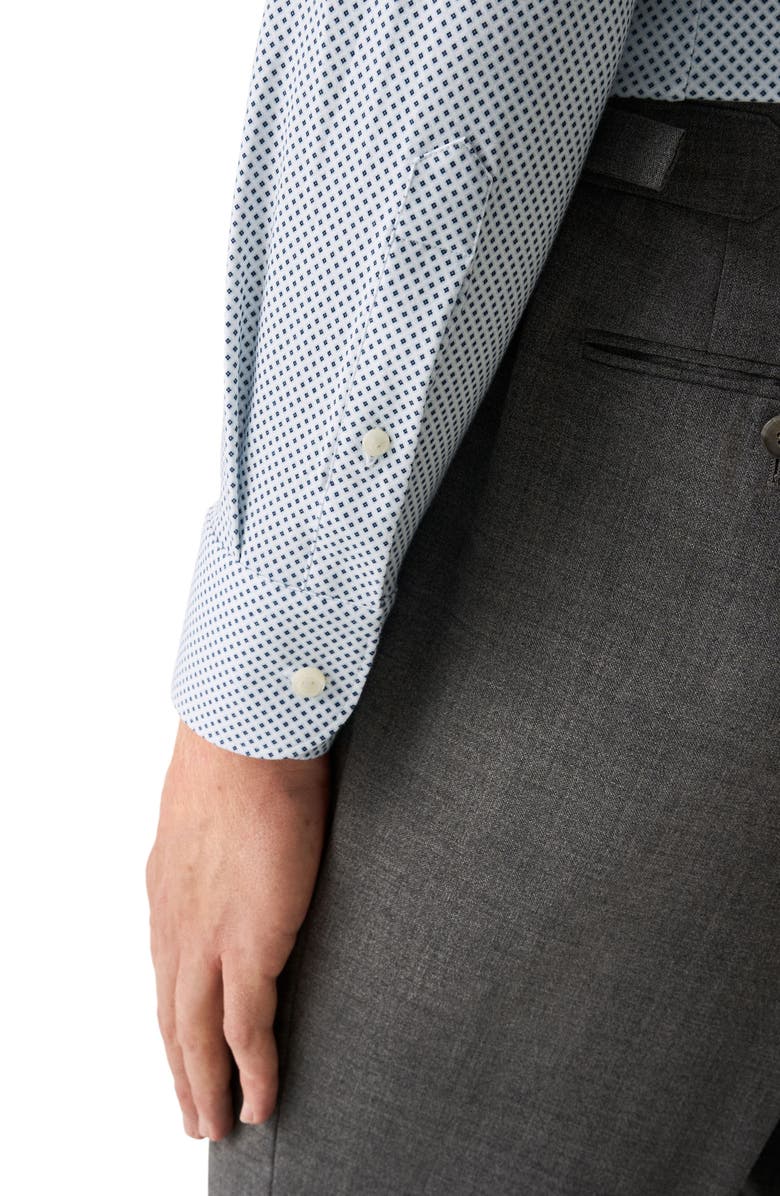 Eton Slim Fit Medallion 4Flex Fit Stretch Jersey Dress Shirt Nordstrom