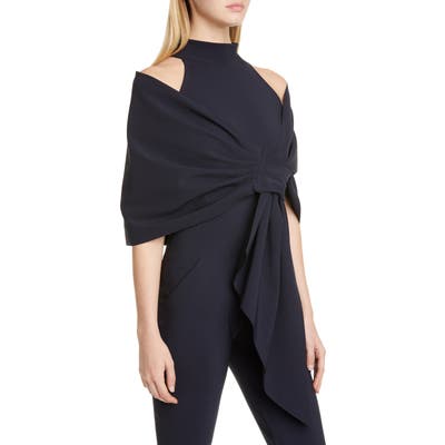 Chiara Boni La Petite Robe Tie Front Wrap, Size One Size - Black