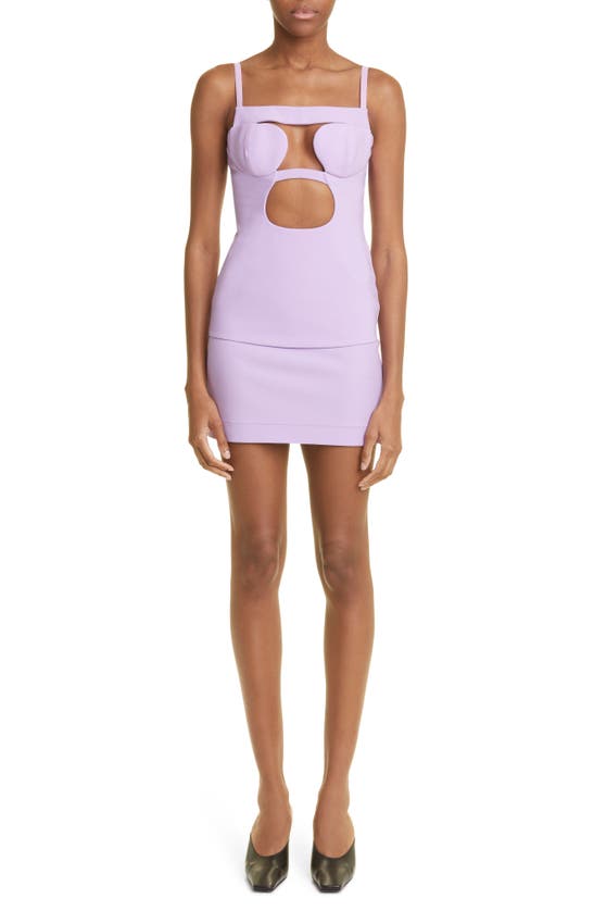 NENSI DOJAKA CUTOUT PADDED CORSET TOP