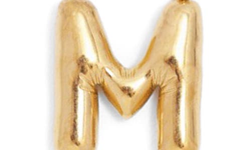 Petit Moments Bubble Initial Necklace In Gold - M
