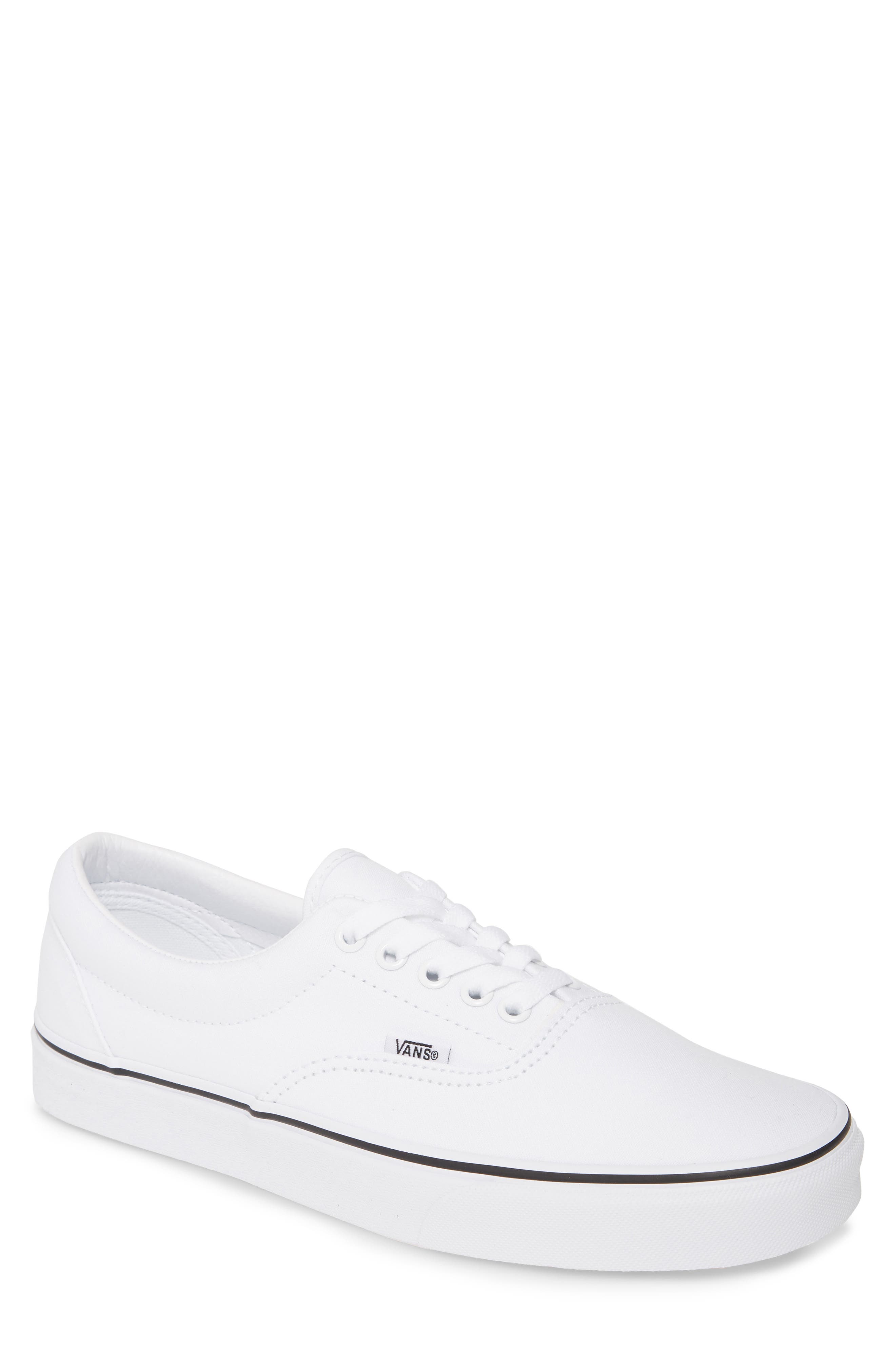 vans era white sneakers