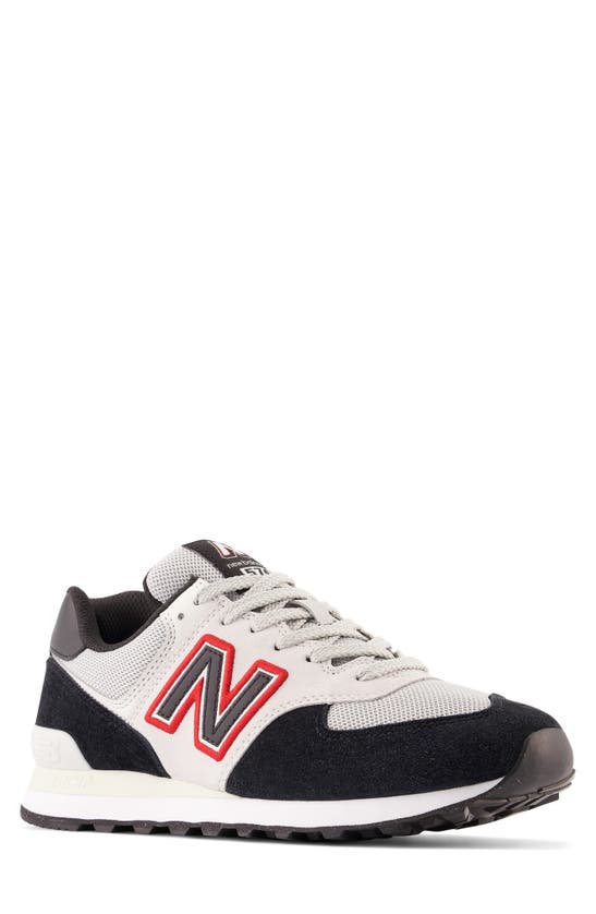 New Balance 237 Sneaker In Black/ Red