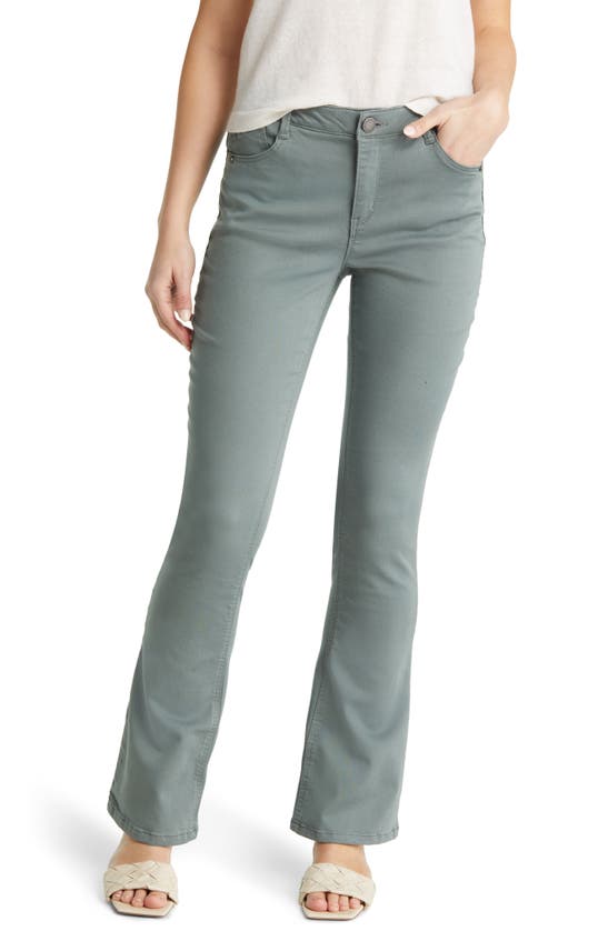 Wit & Wisdom 'ab'solution Itty Bitty High Waist Bootcut Pants In Blse-blue Spruce