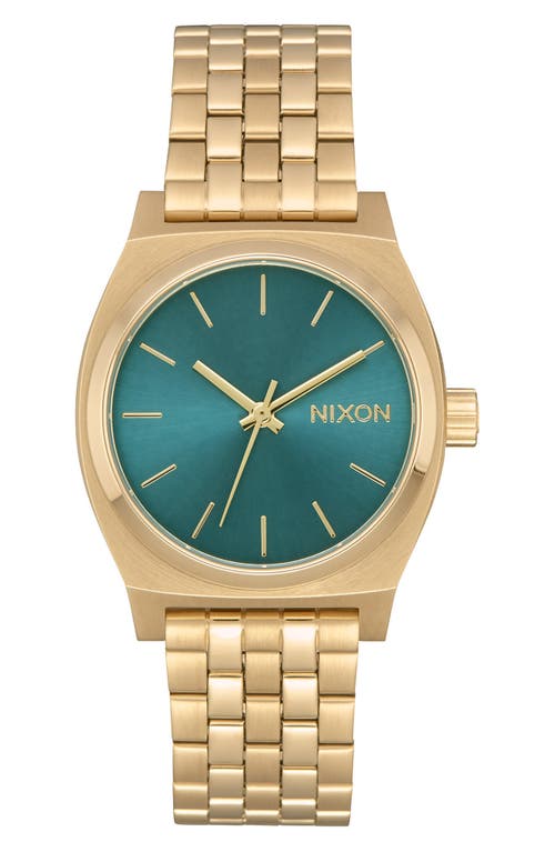 Nixon Time Teller Bracelet Watch, 31mm in Gold/marsala/gold at Nordstrom