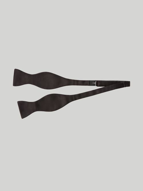 Robert Talbott Bond Satin Self-tie Bow Tie In Black