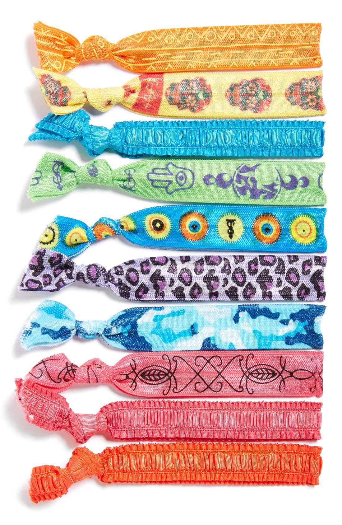 Simbi Graphic Print Hair Ties 10 Pack Nordstrom
