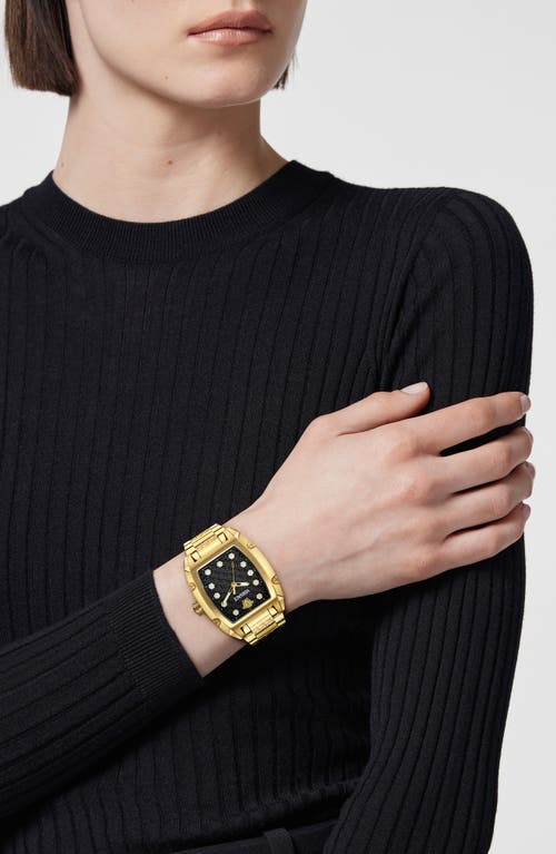 Versace Dominus Bracelet Watch, 44mm X 36mm In Ip Yellow Gold