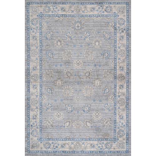 Jonathan Y Modern Persian Vintage Moroccan Traditional Area Rug In Gray/blue