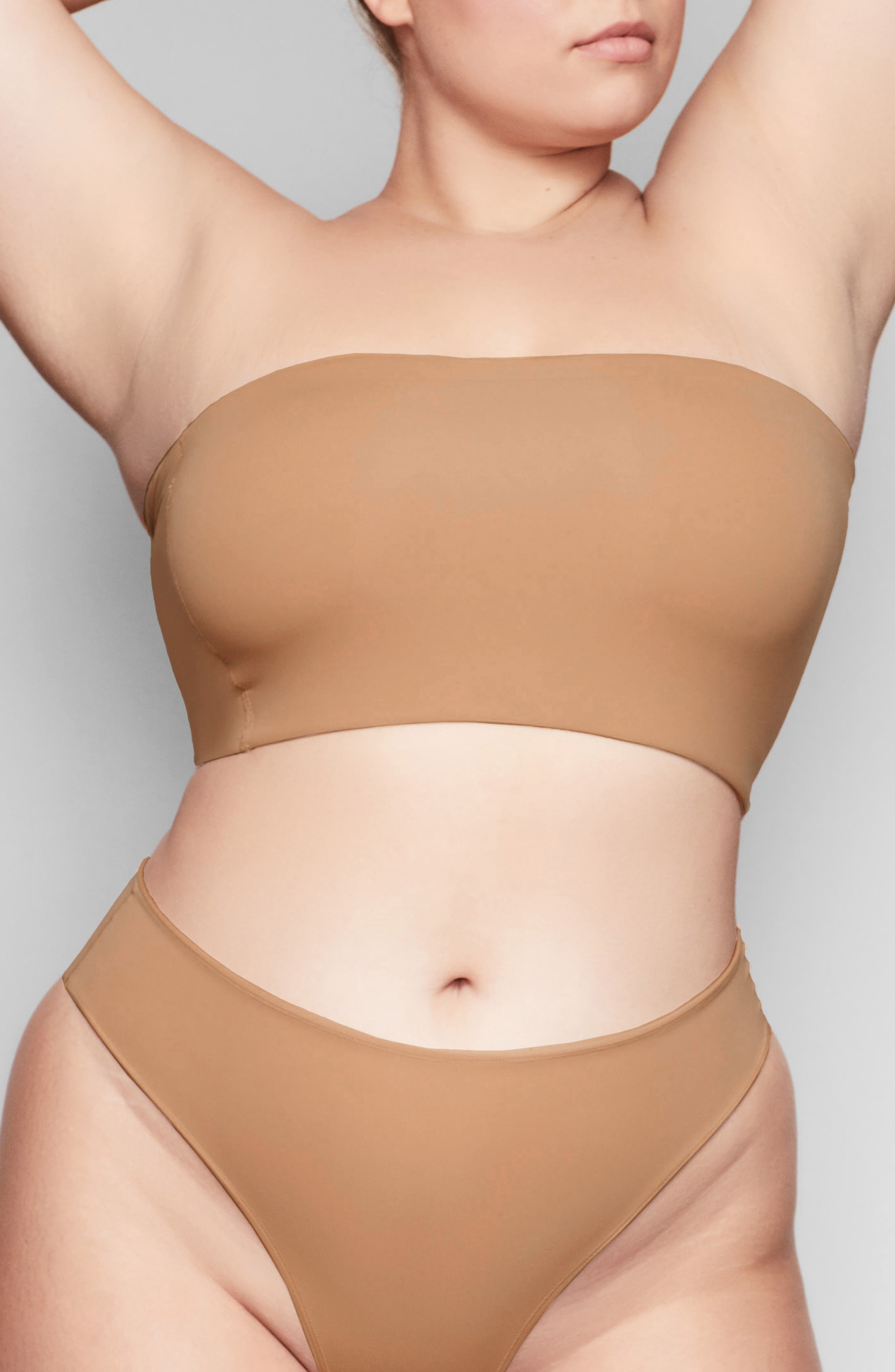 Fits Everybody High Waisted thong - Ochre