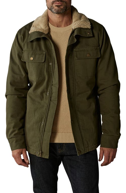 The Normal Brand Cotton Canvas Chore Coat In Alpine