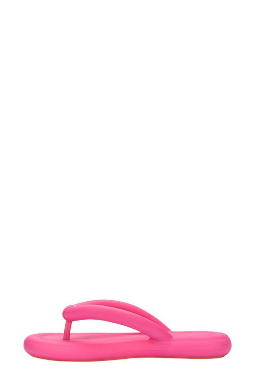 Shop Melissa Free Water Resistant Flip Flop In Pink/orange