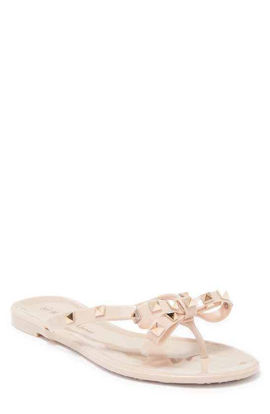 WILD DIVA LOUNGE STUDDED JELLY SANDAL