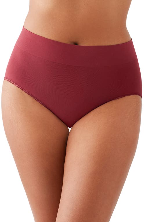 Shop Wacoal Feeling Flexible Briefs In Cordovan