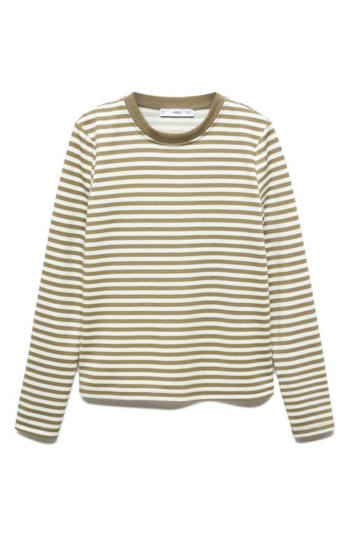 MANGO Stripe Long Sleeve Top at Nordstrom,